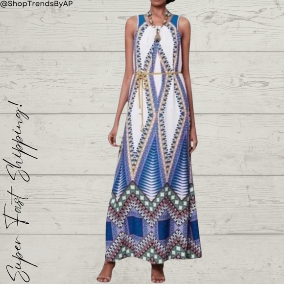 Anthropologie Maeve Pakpao Maxi Dress - Picture 1 of 11
